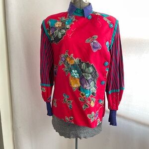 Vintage Jeanne Marc rare 80s shirt